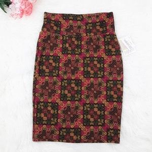 NWT LuLaRoe Colorful Pencil Skirt Cassie S
